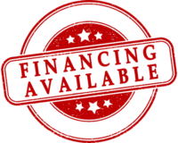 Financing Available sign